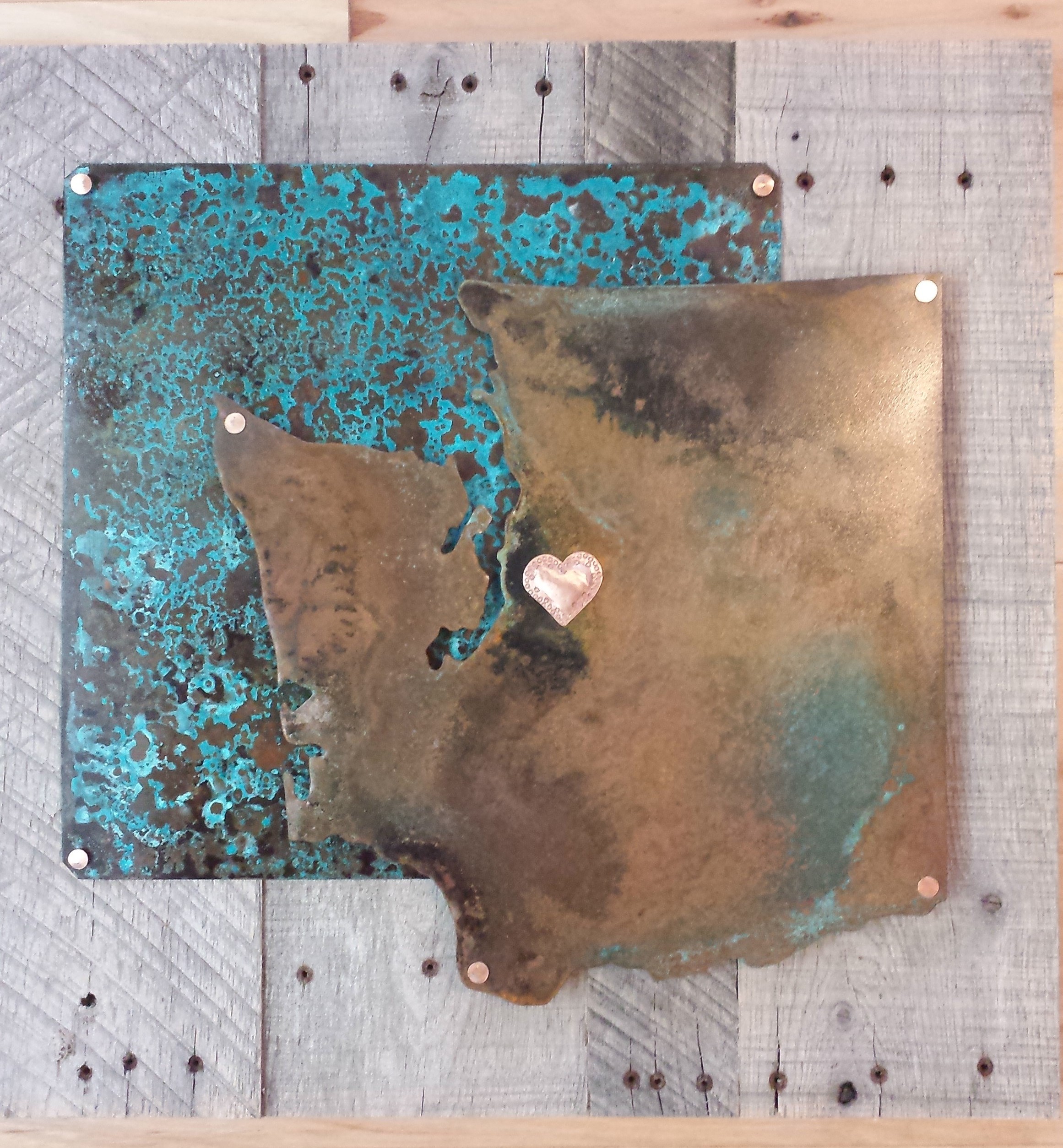 Washington State metal art