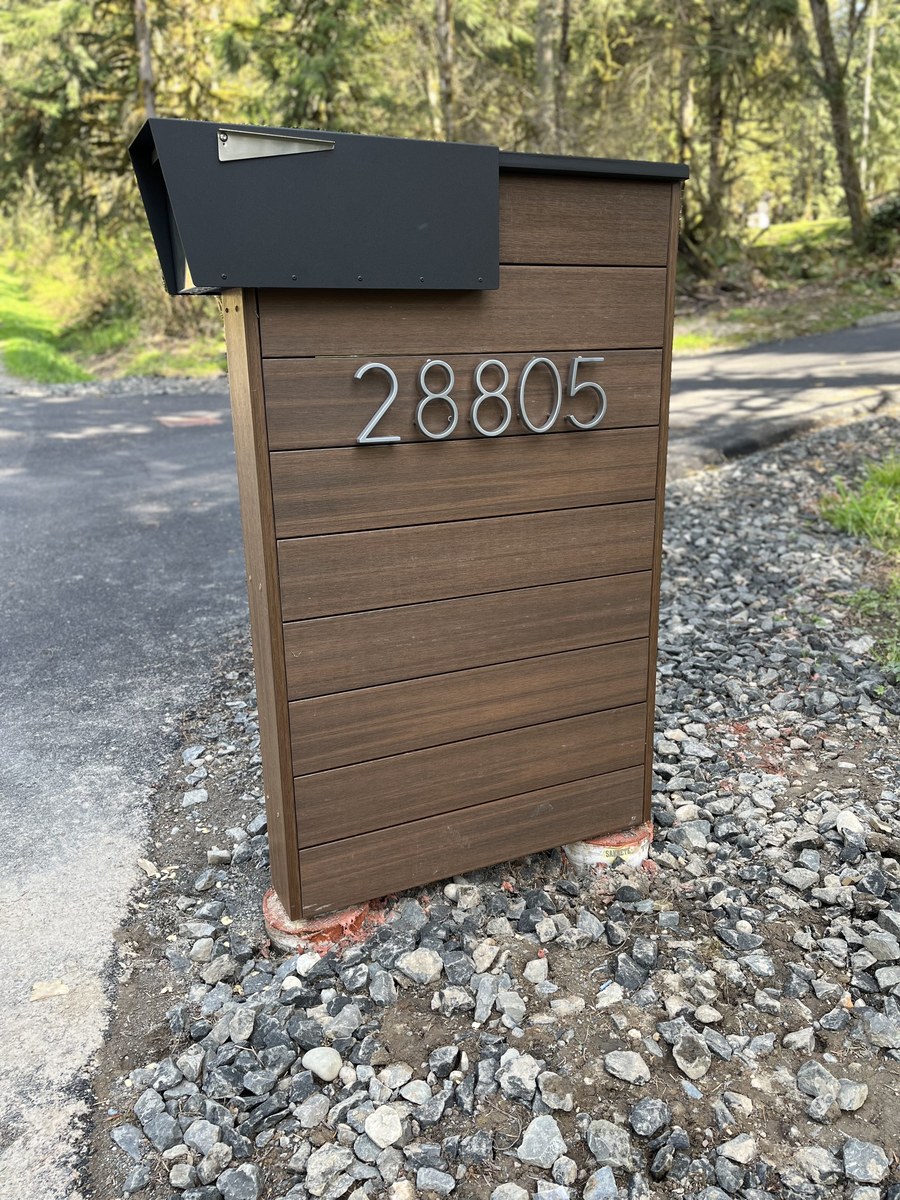 Custom mailbox post